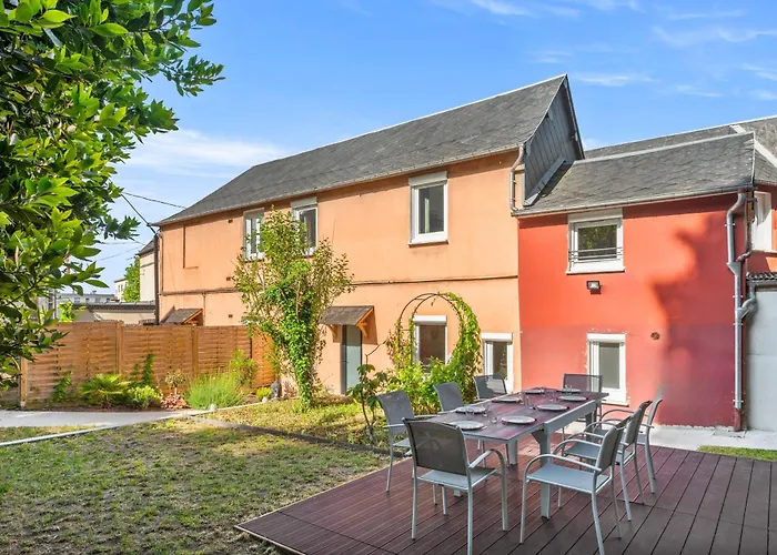 Maison Calme Avec Jardin - 10 Pers - Proche Centre